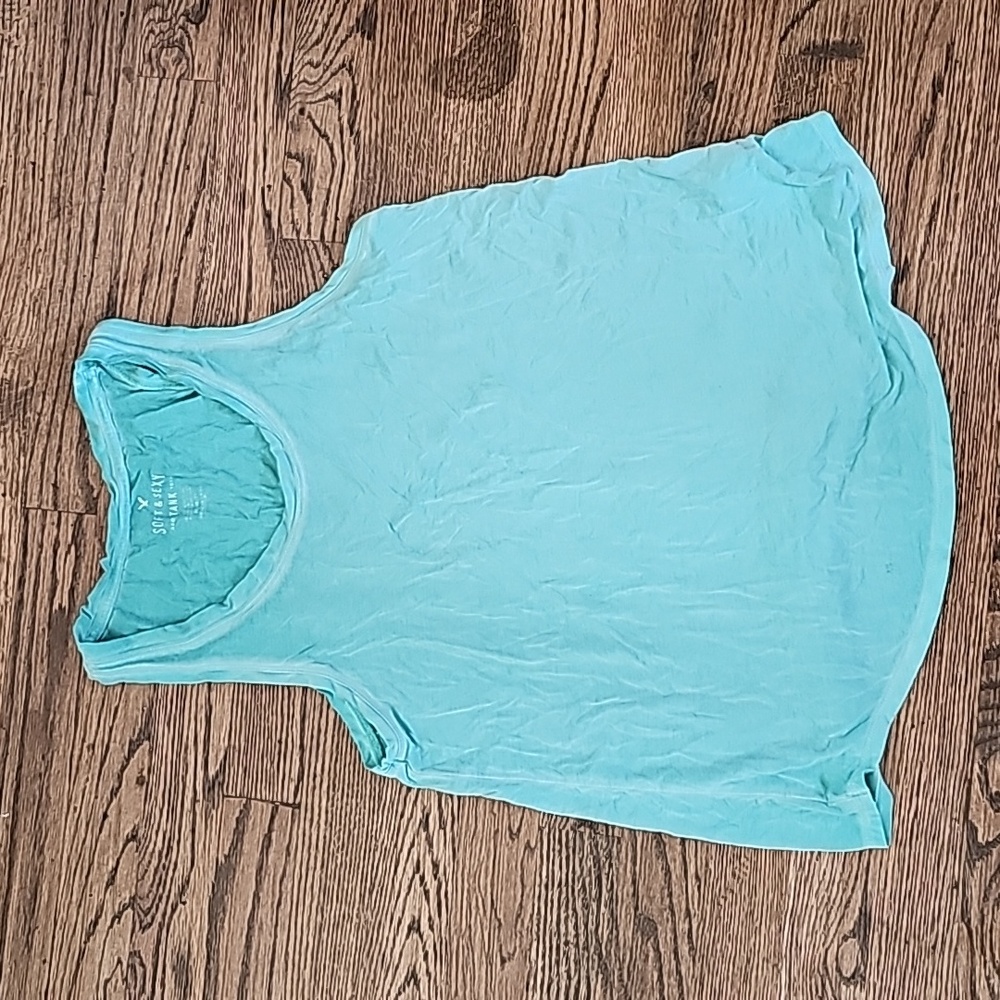 American eagle soft and sexy tank top sea green size medium
